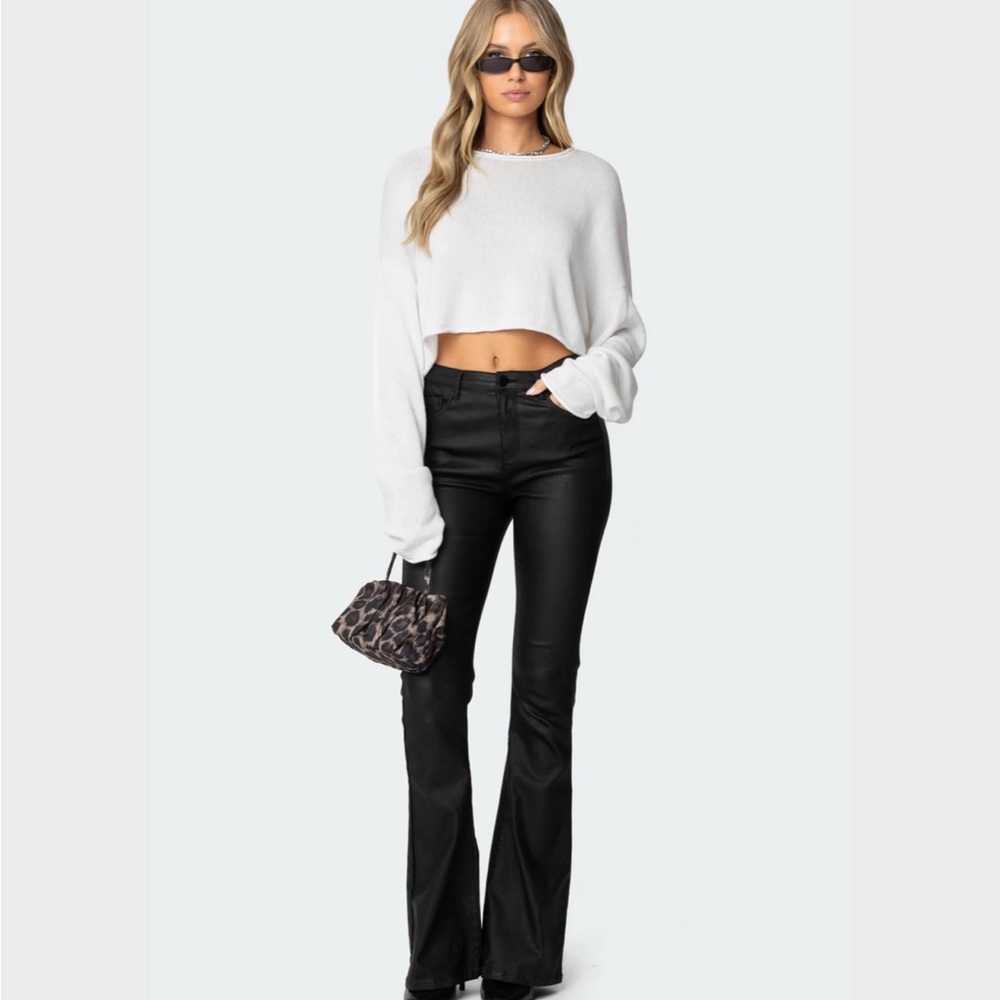Edikted Black Denim Pants